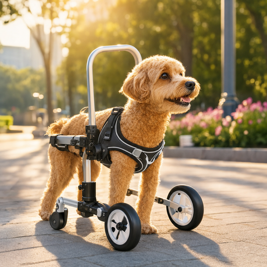 Silla de Ruedas para Perros Pequeños — Soporte de Movilidad Trasera